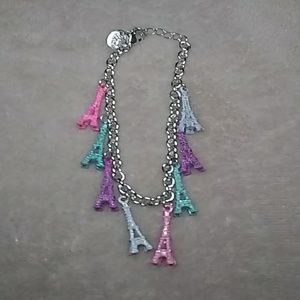 Eiffel tower charm braclet